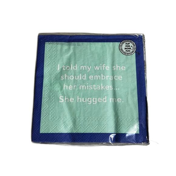 NWB Decorative FUN Party-Bar Wife Napkins-20 Count - Picture 2 of 2